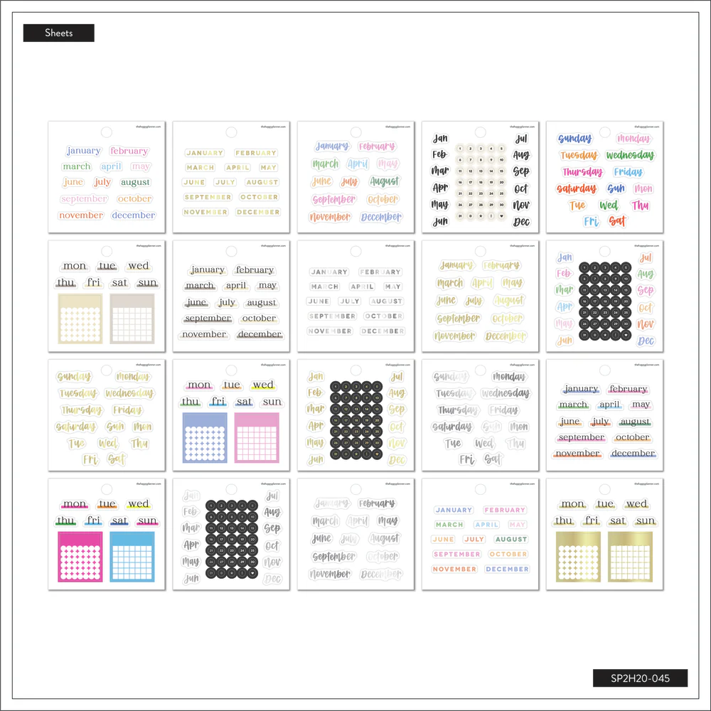 Journaling Monthly Essentials - Tiny Sticker Pad - Image 3