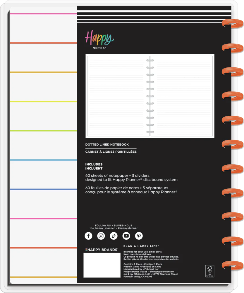 Joyful Expressions - Dotted Lined Big Notebook - 60 Sheets - Image 7