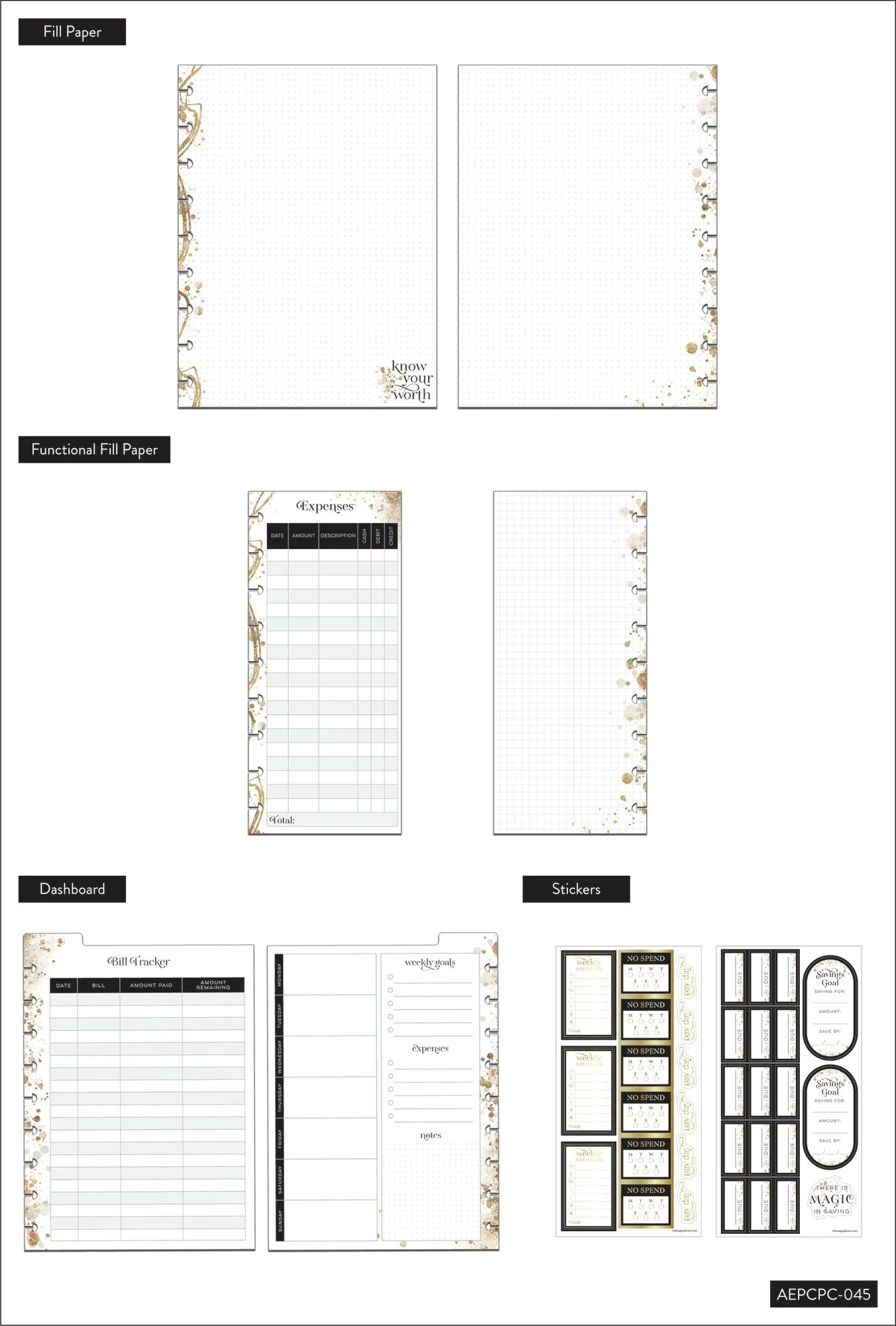 Know Your Worth Budget Classic Planner Companion - Image 8