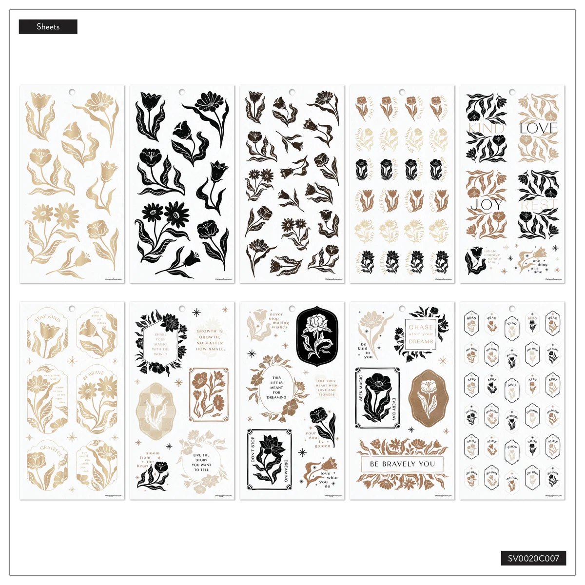 Krafted Florals - Value Pack Stickers - Image 8