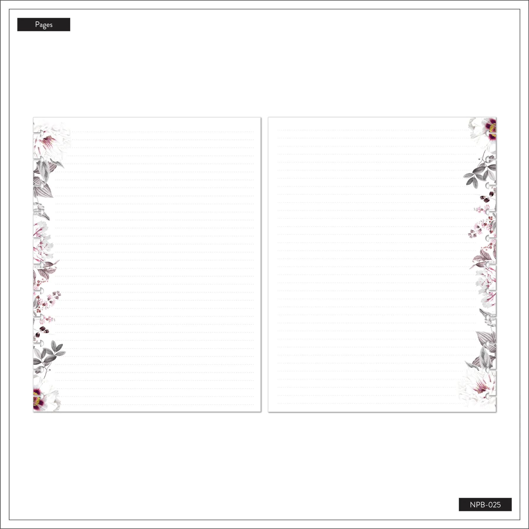 La Fleur Big Notebook - Dot Lined Pages - 60 Sheets - Image 7
