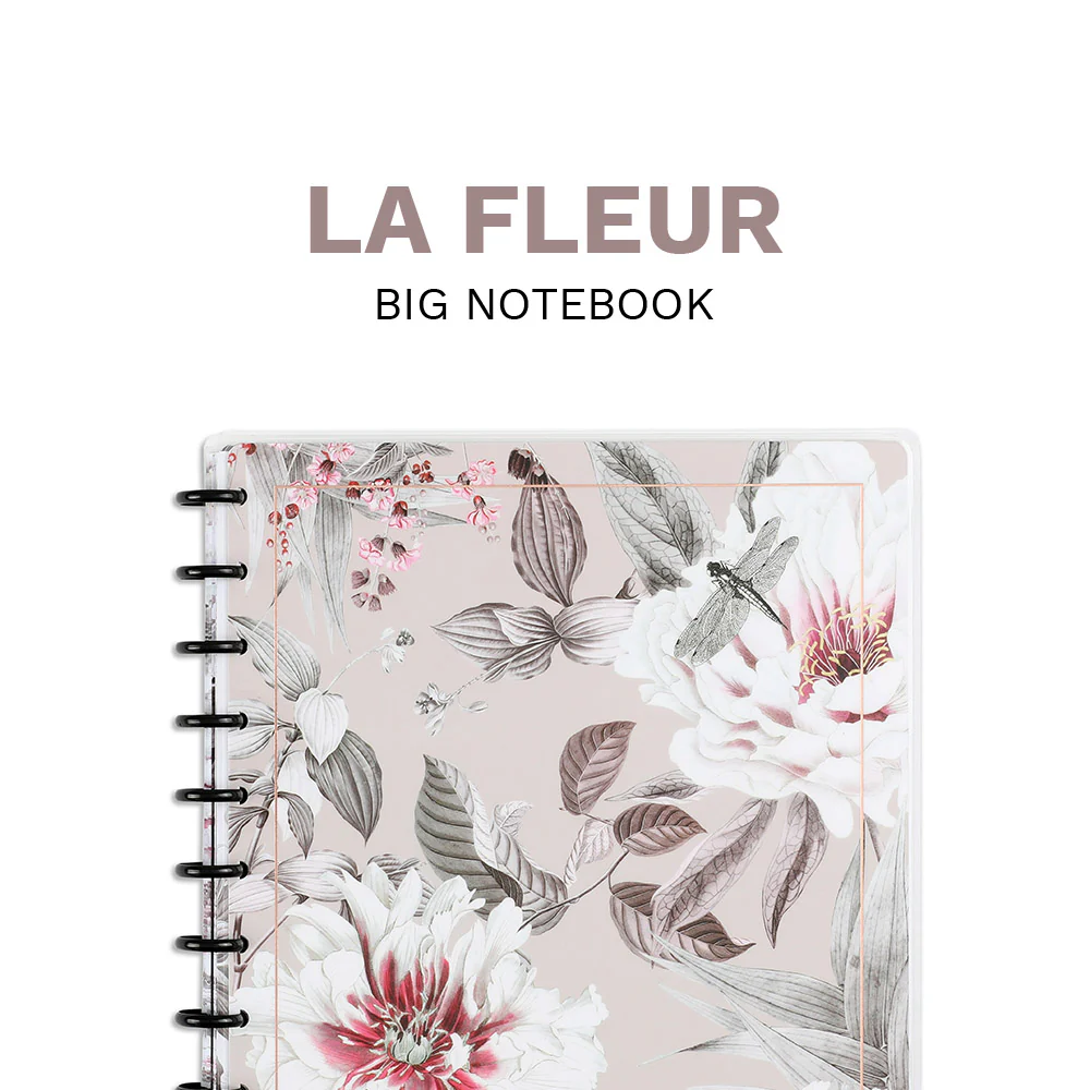 La Fleur Big Notebook - Dot Lined Pages - 60 Sheets - Image 9