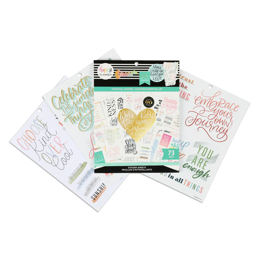 Large Value Pack Stickers - Essential Quotes - Image 2