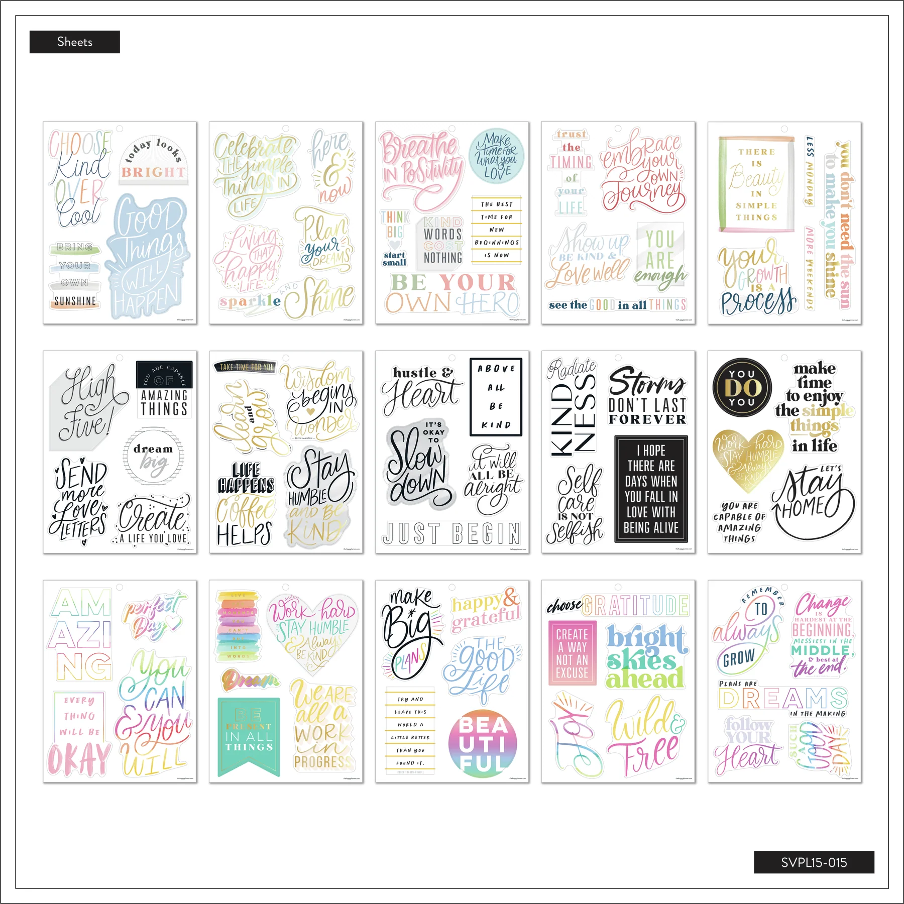 Large Value Pack Stickers - Essential Quotes - Image 8
