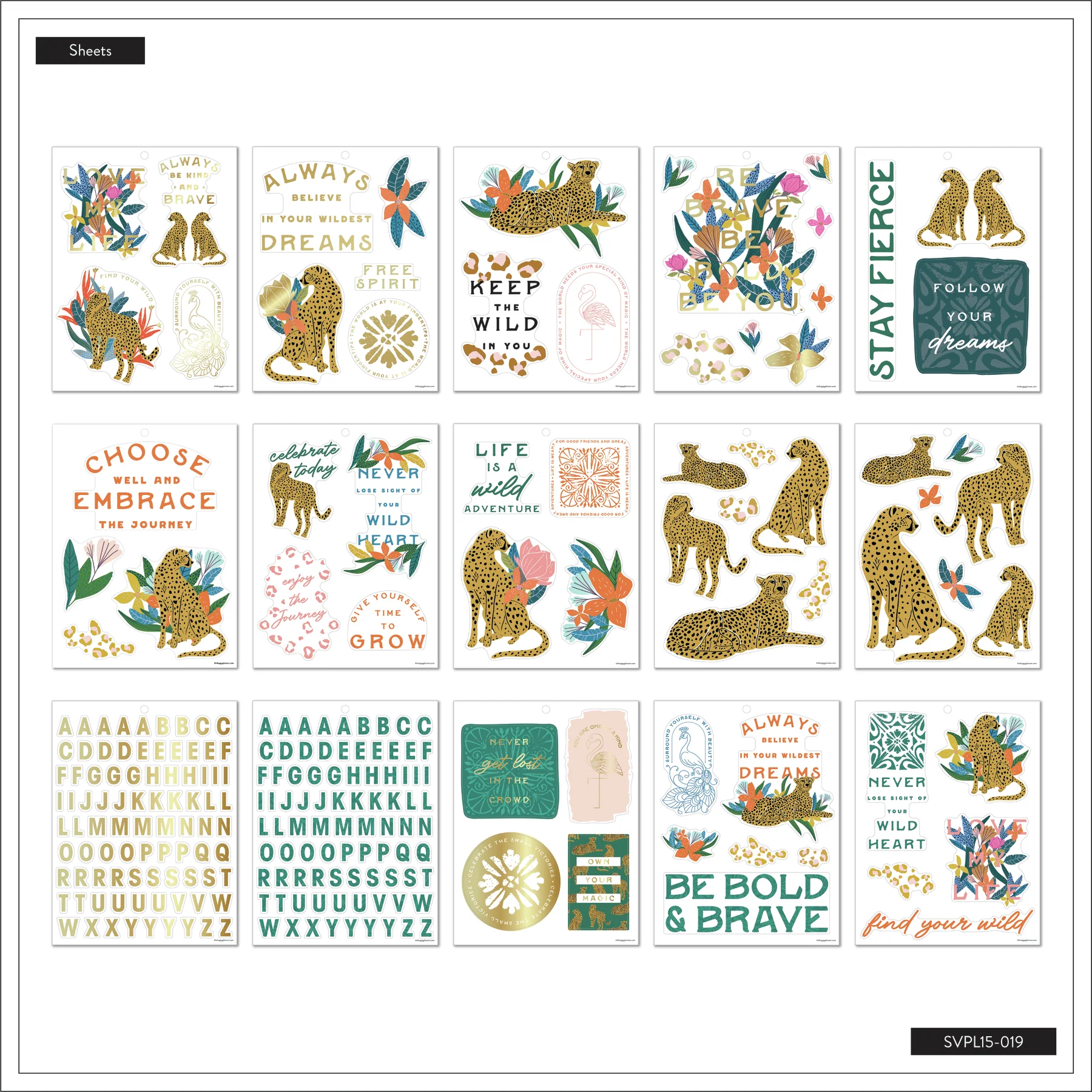 Large Value Pack Stickers - Jewel Tone Jungle - Image 4
