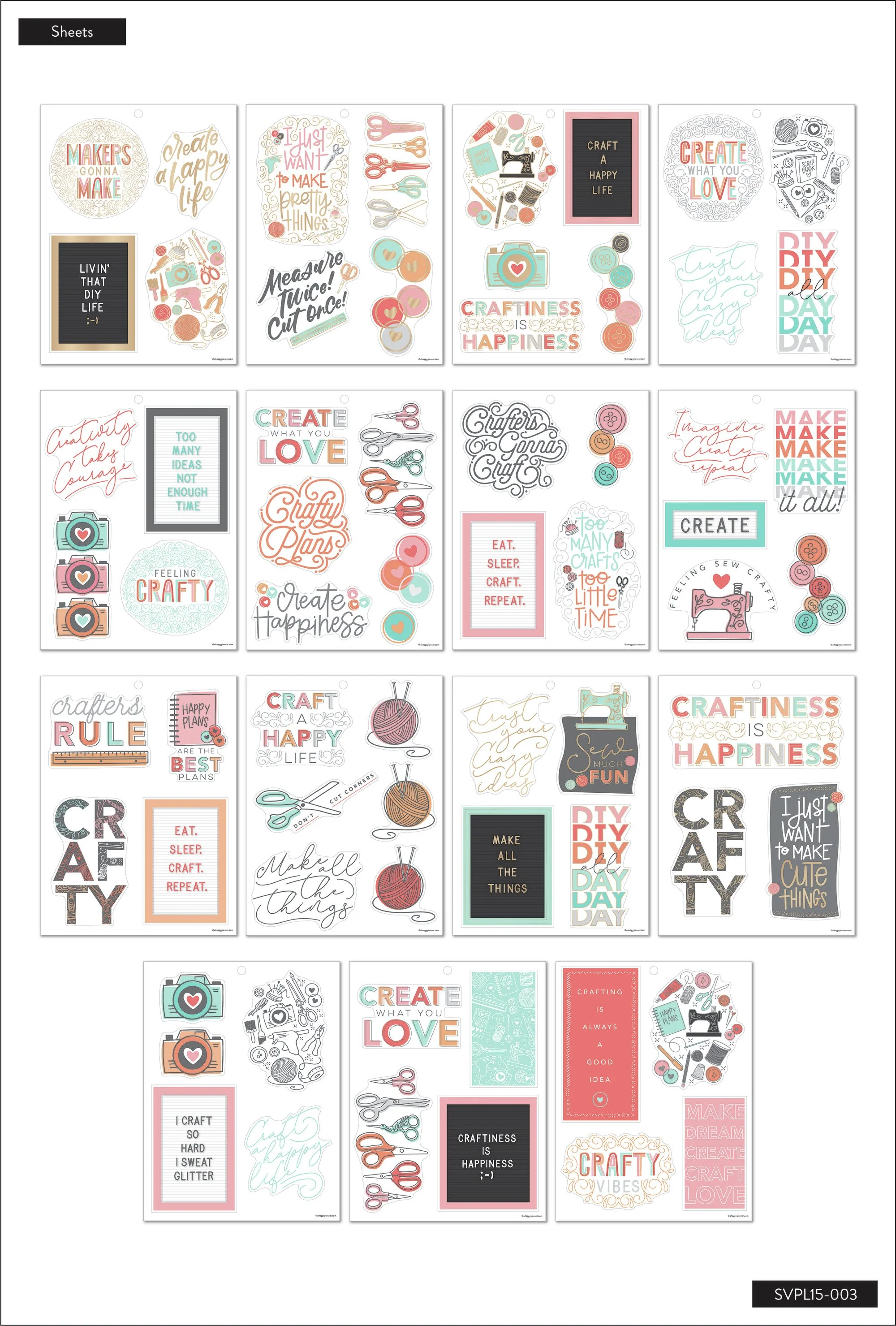 Large Value Pack Stickers - Miss Maker - Image 3