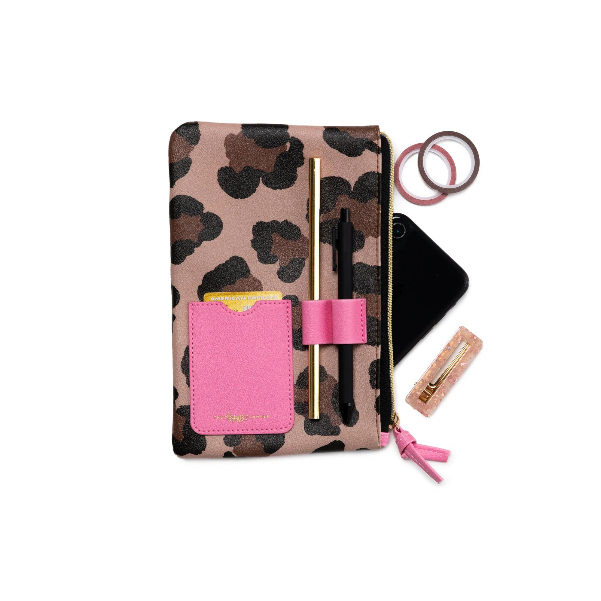 Leopard Classic Banded Pouch With Pen Loop - Image 4