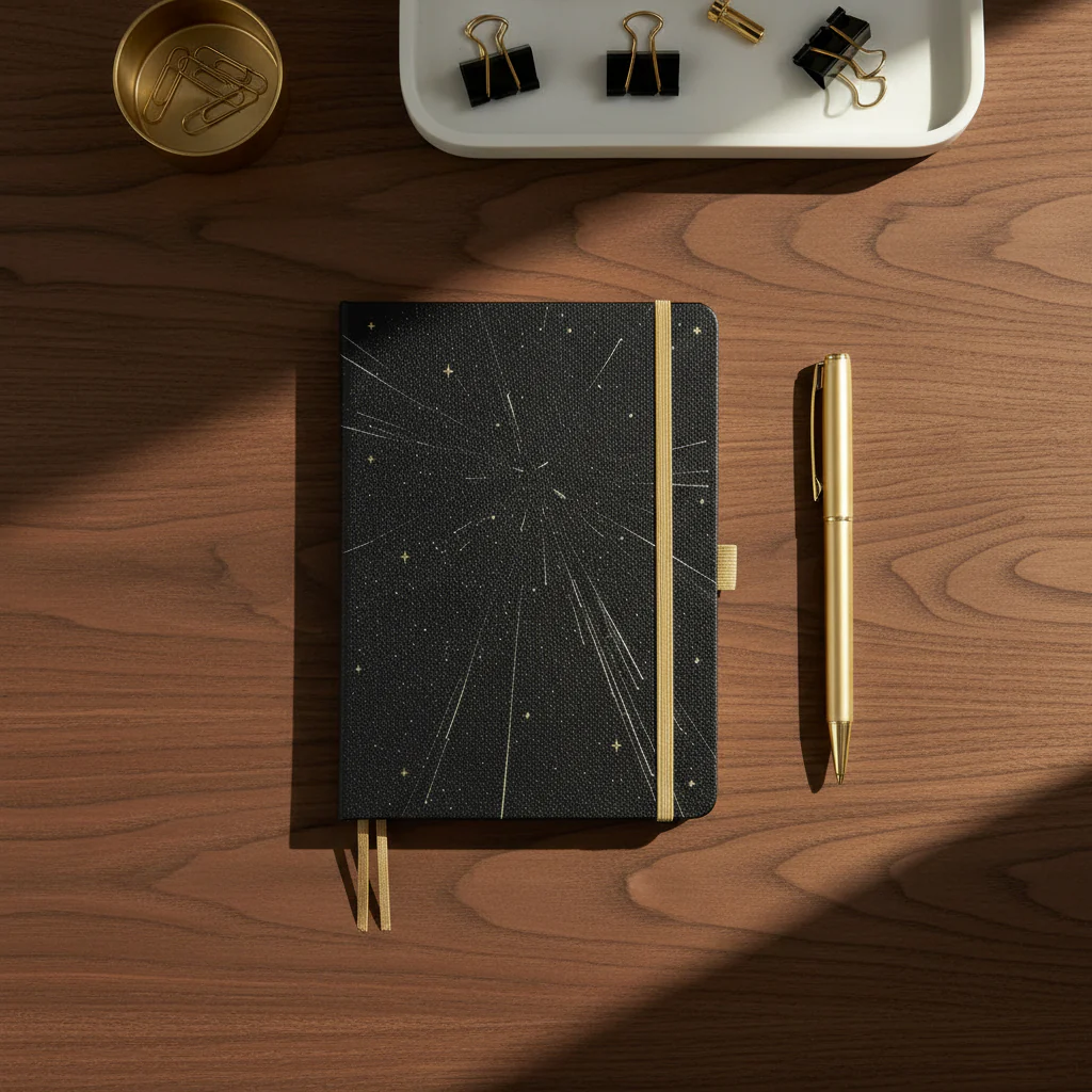 Linear Galaxy - Dotted Lined Happy Journal - 80 Sheets - 160 GSM Paper - Image 3