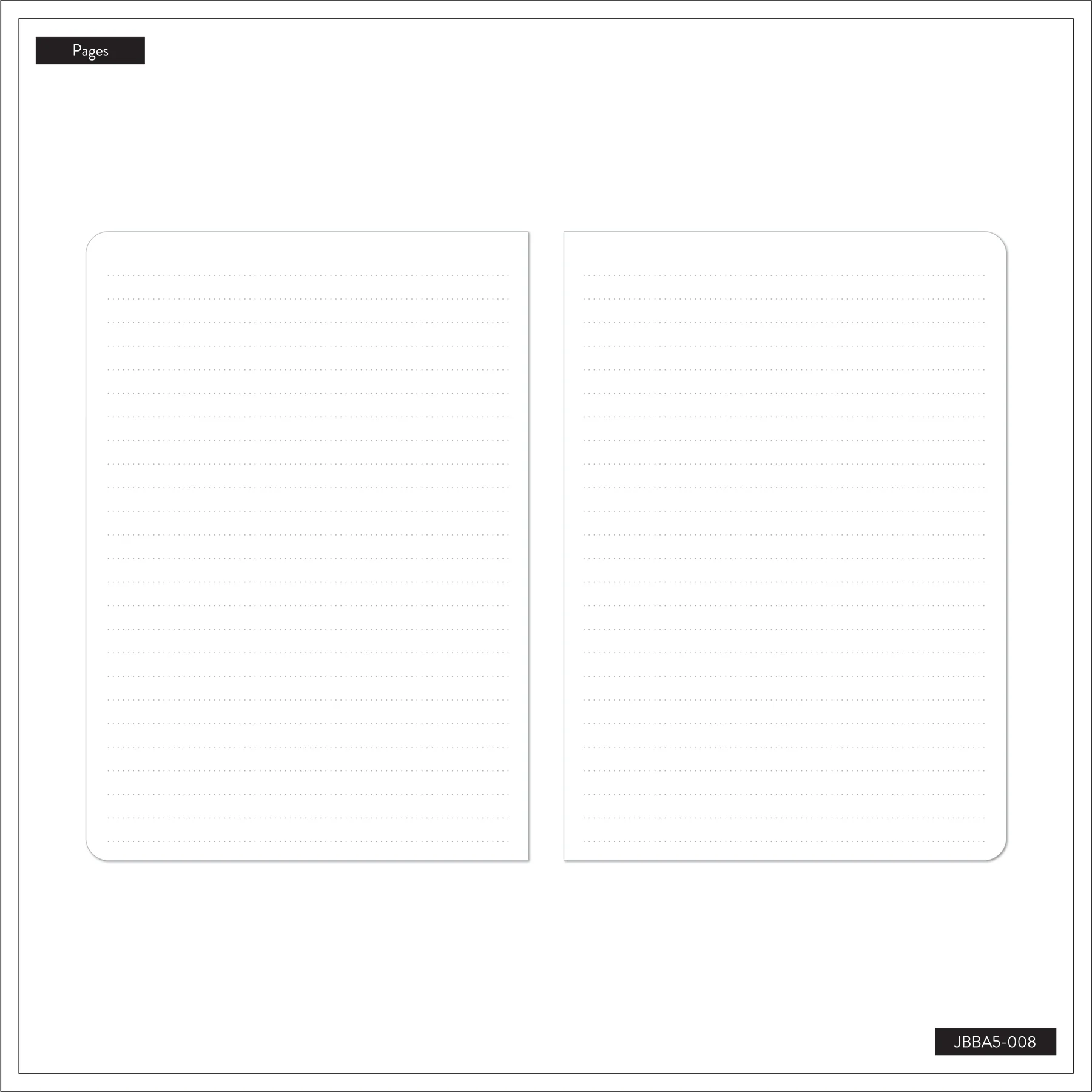 Linear Galaxy - Dotted Lined Happy Journal - 80 Sheets - 160 GSM Paper - Image 4