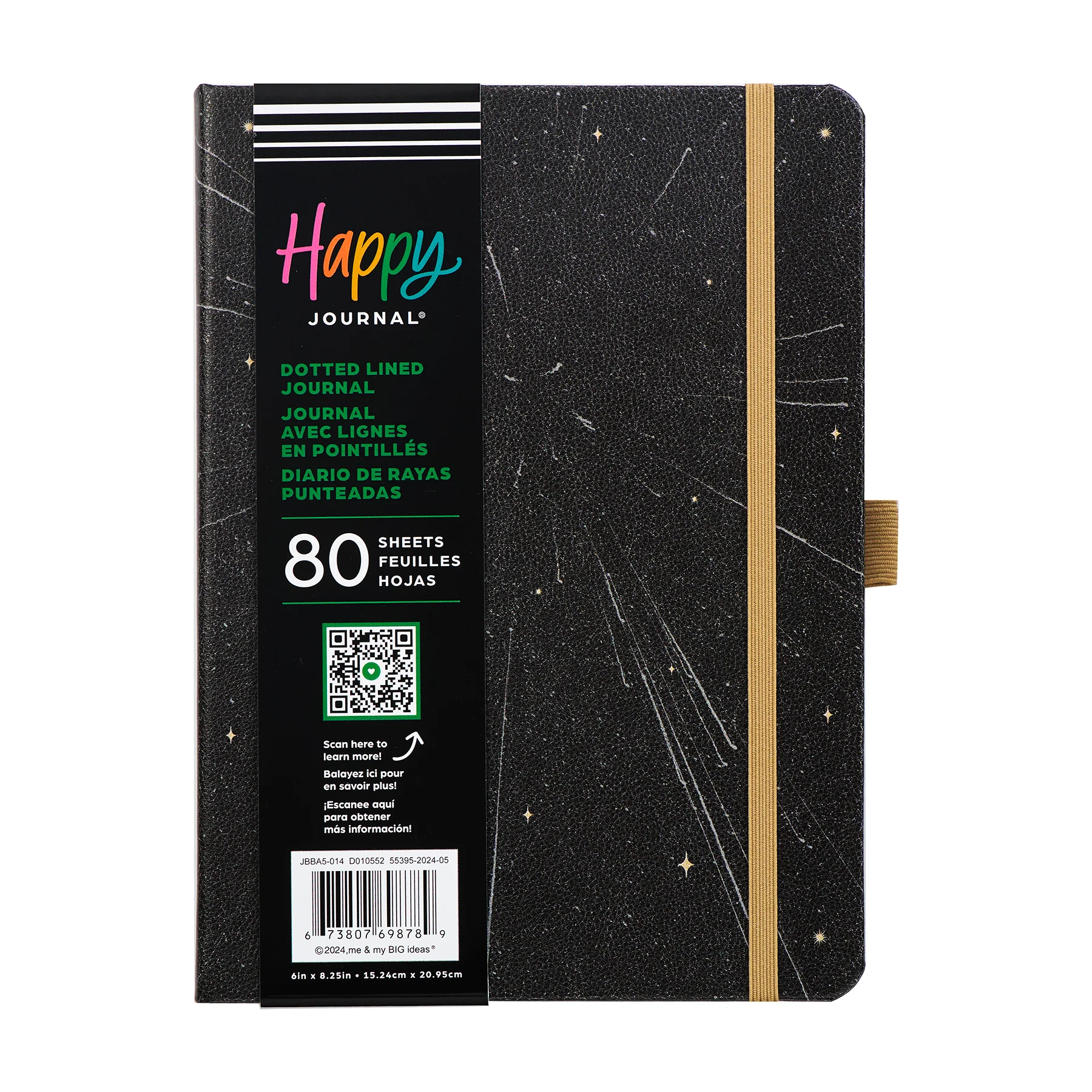 Linear Galaxy - Dotted Lined Happy Journal - 80 Sheets - 160 GSM Paper - Image 7