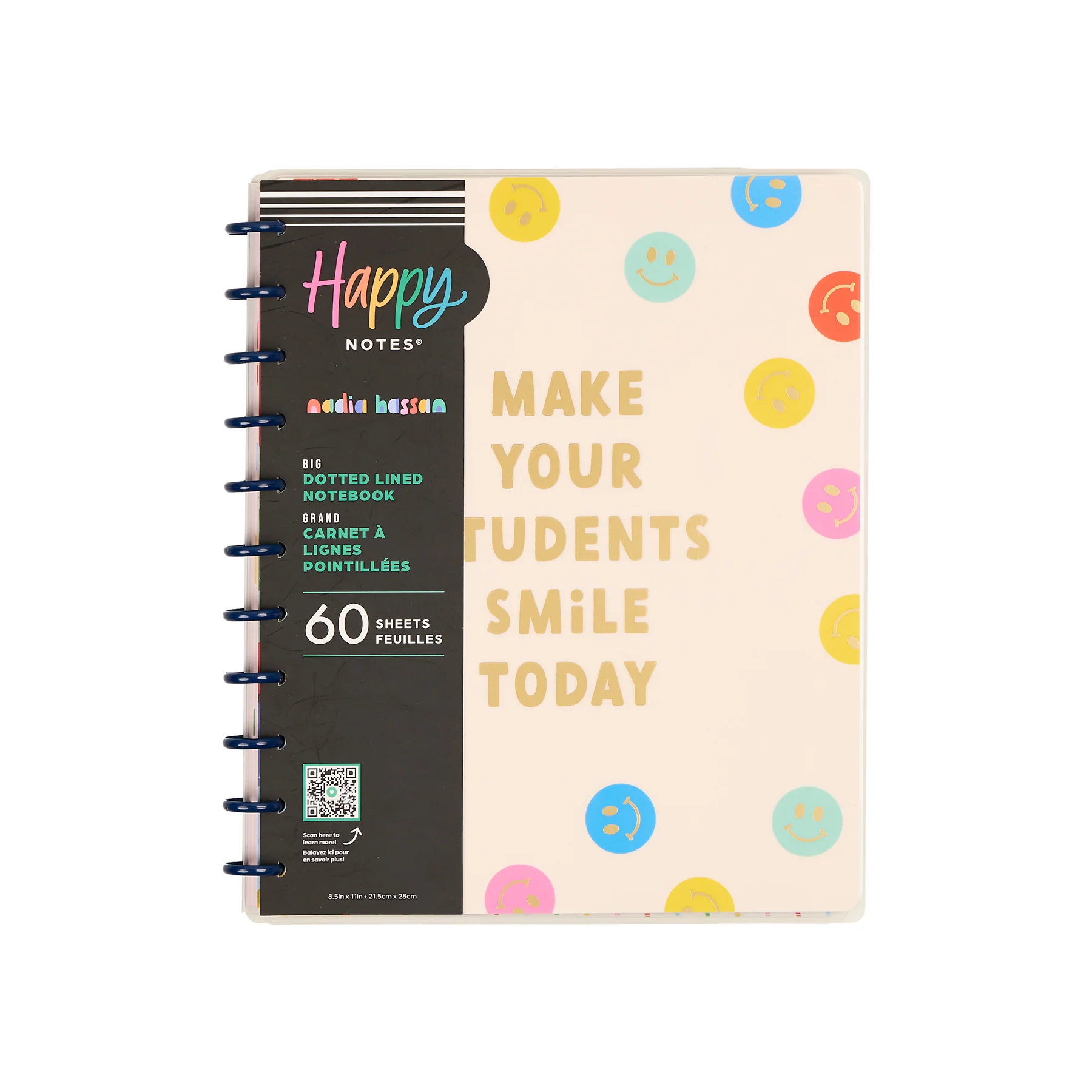 Live Love Teach - Dotted Lined Big Notebook - 60 Sheets - Image 12