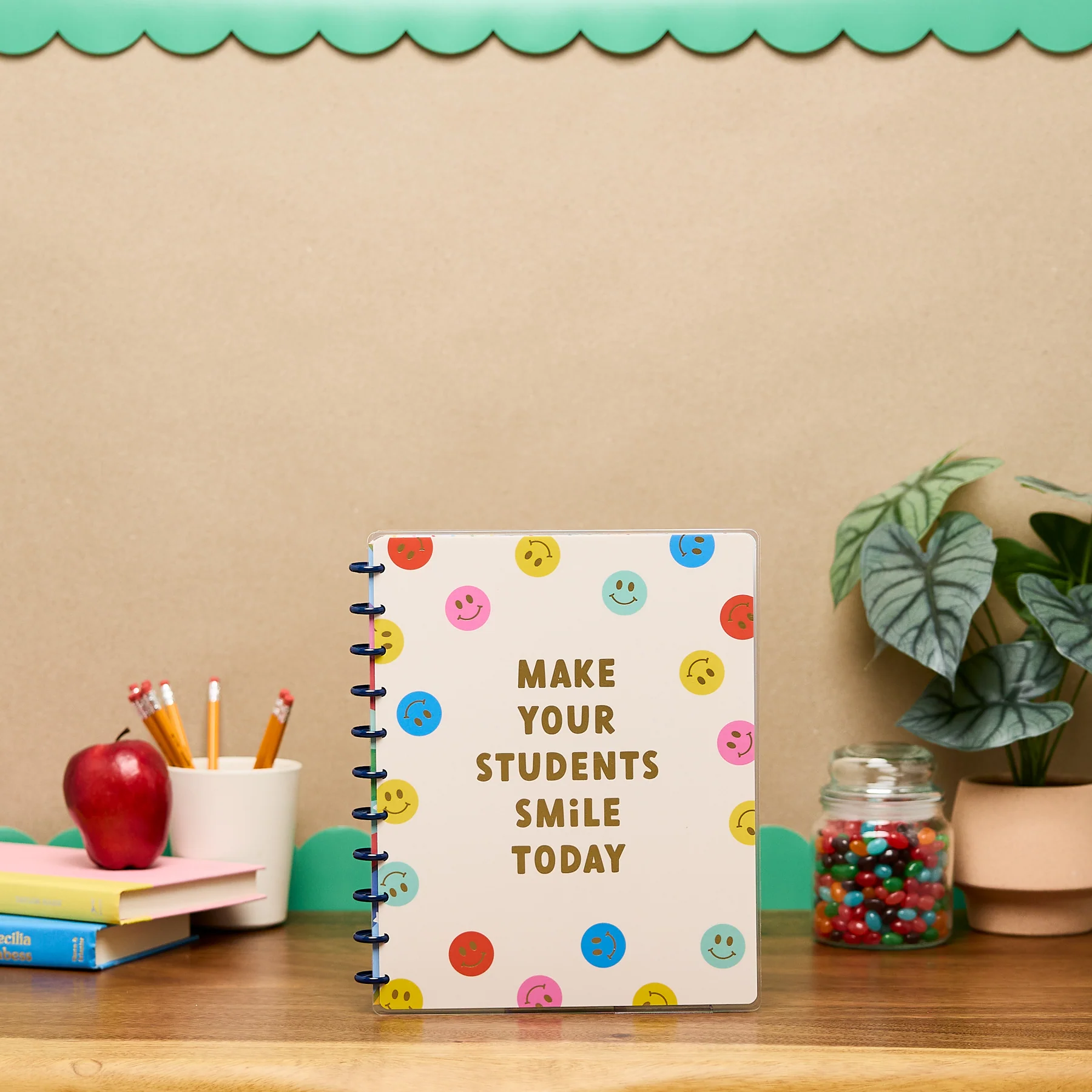 Live Love Teach - Dotted Lined Big Notebook - 60 Sheets - Image 3