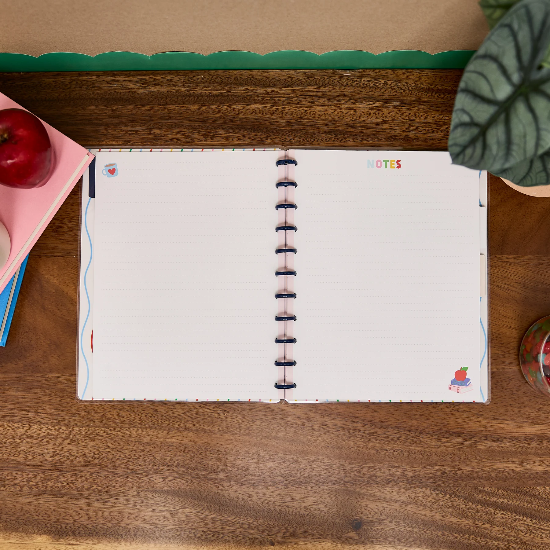 Live Love Teach - Dotted Lined Big Notebook - 60 Sheets - Image 4