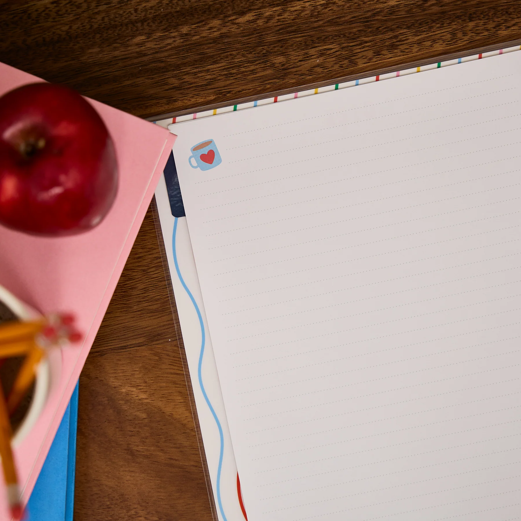 Live Love Teach - Dotted Lined Big Notebook - 60 Sheets - Image 6