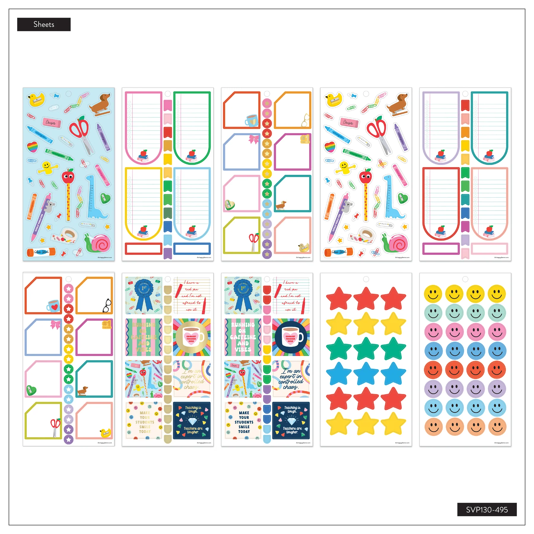 Live Love Teach - Value Pack Stickers - Big - Image 7