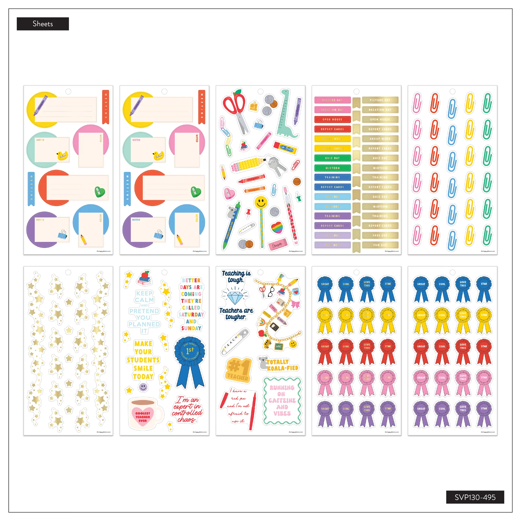 Live Love Teach - Value Pack Stickers - Big - Image 9