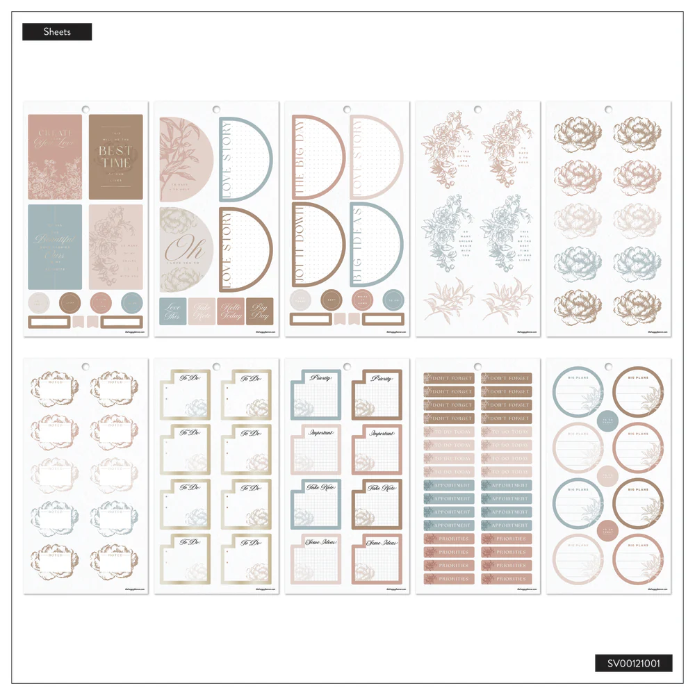 Love Blooms Wedding - Value Pack Stickers - Big - Image 6