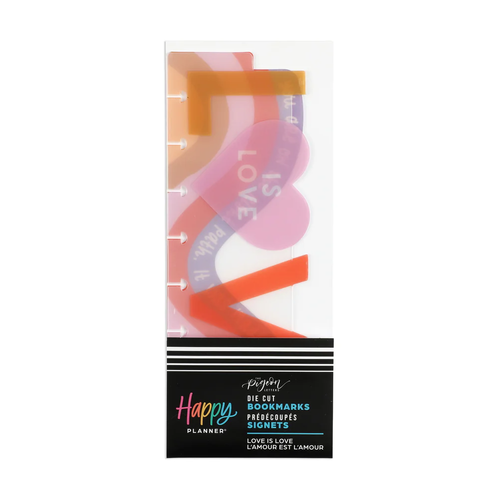 Love is Love Happy Planner x The Pigeon Letters - Classic Bookmarks - 2 Pack - Image 4
