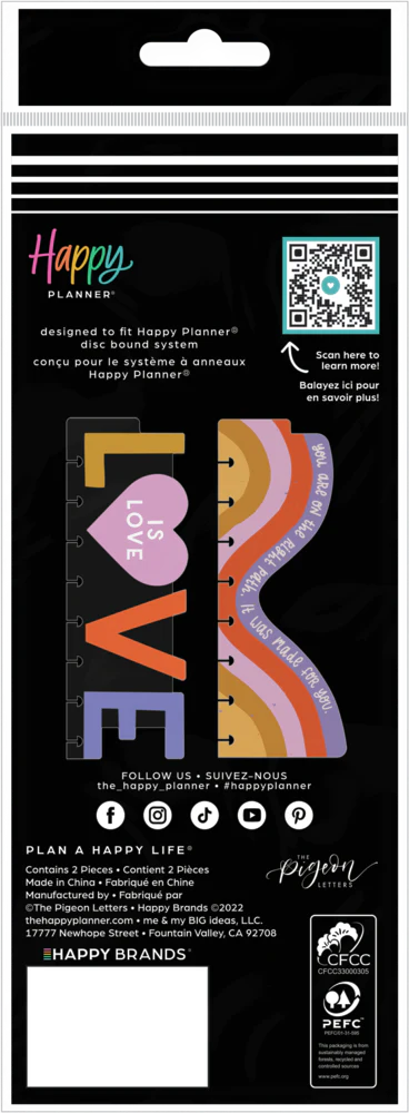 Love is Love Happy Planner x The Pigeon Letters - Classic Bookmarks - 2 Pack - Image 5