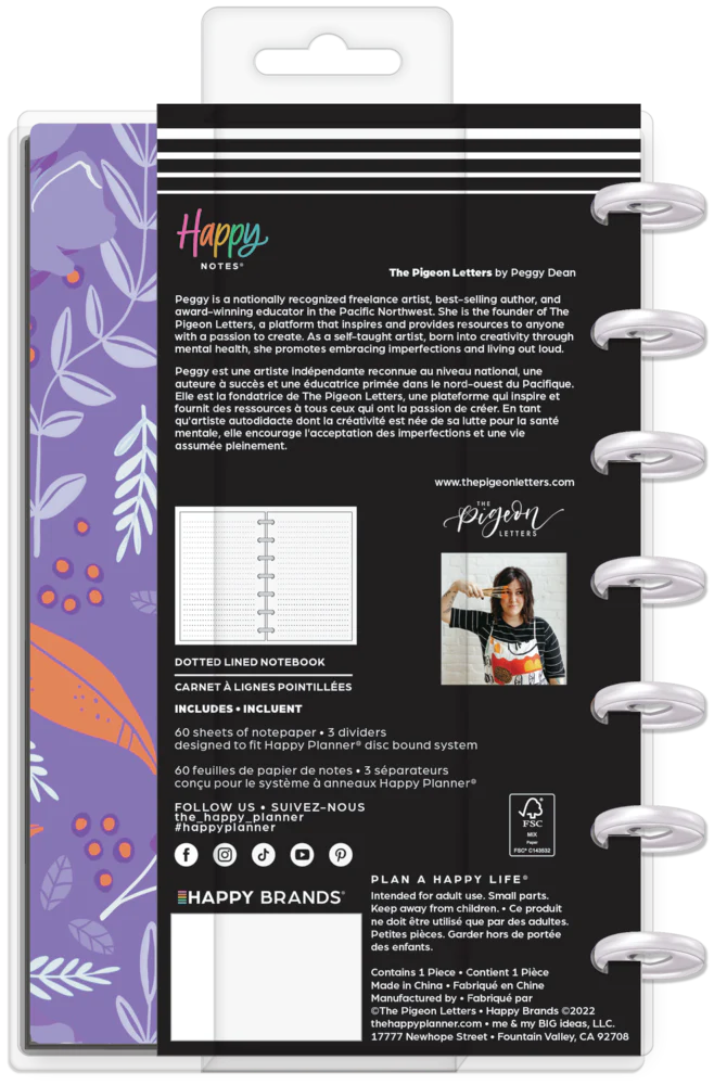 Love is Love Happy Planner x The Pigeon Letters - Dotted Lined Mini Notebook - 60 Sheets - Image 8