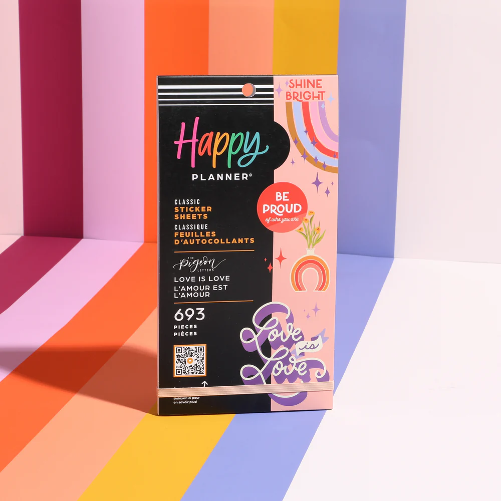 Love is Love Happy Planner x The Pigeon Letters - Value Pack Stickers - Image 4