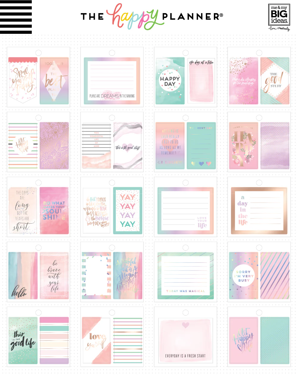 Tiny Sticker Pad - Lovely Pastels - Image 2