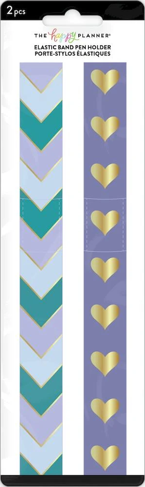 Lovely Vibes Elastic Band Pen Holder - 2 Pack - Image 3