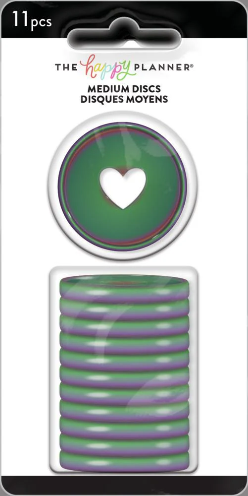 Medium Plastic Discs - Iridescent - Image 6