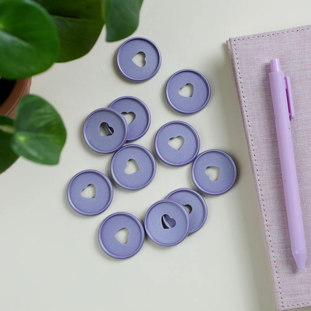Pearl Powder Wisteria - Medium Metal Disc Set - Image 3
