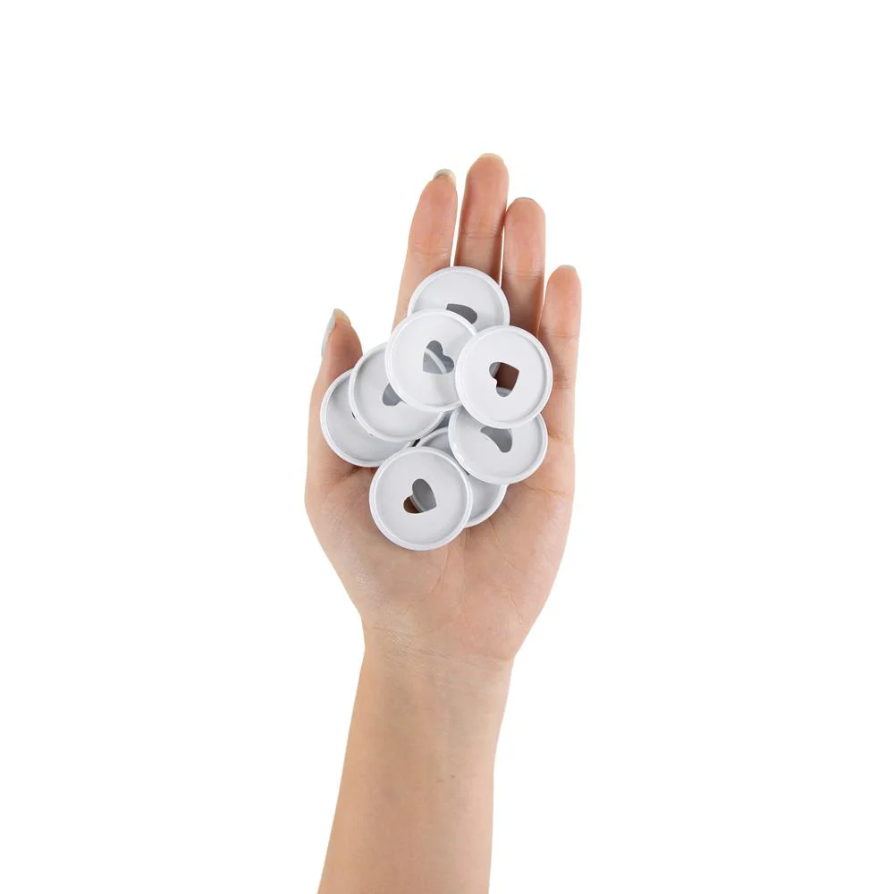 Medium Metal Discs - White - Image 2