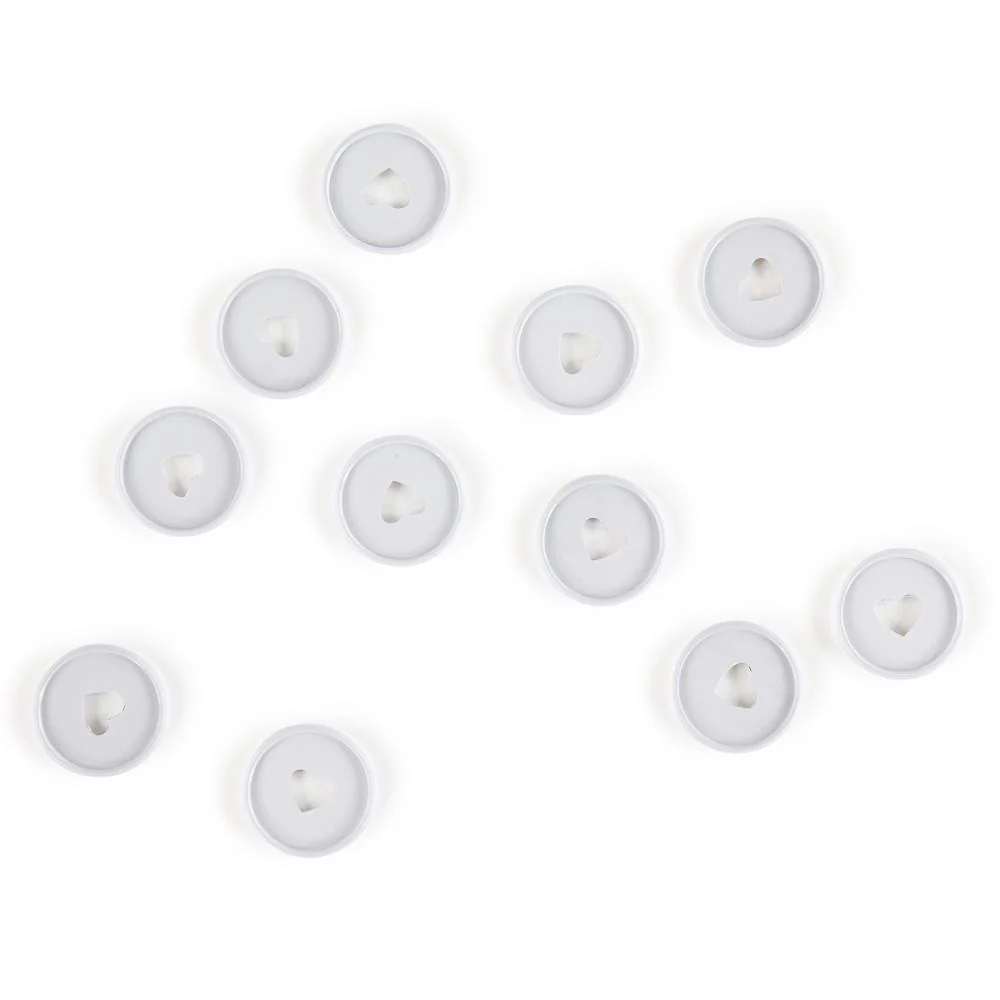 Medium Metal Discs - White - Image 3