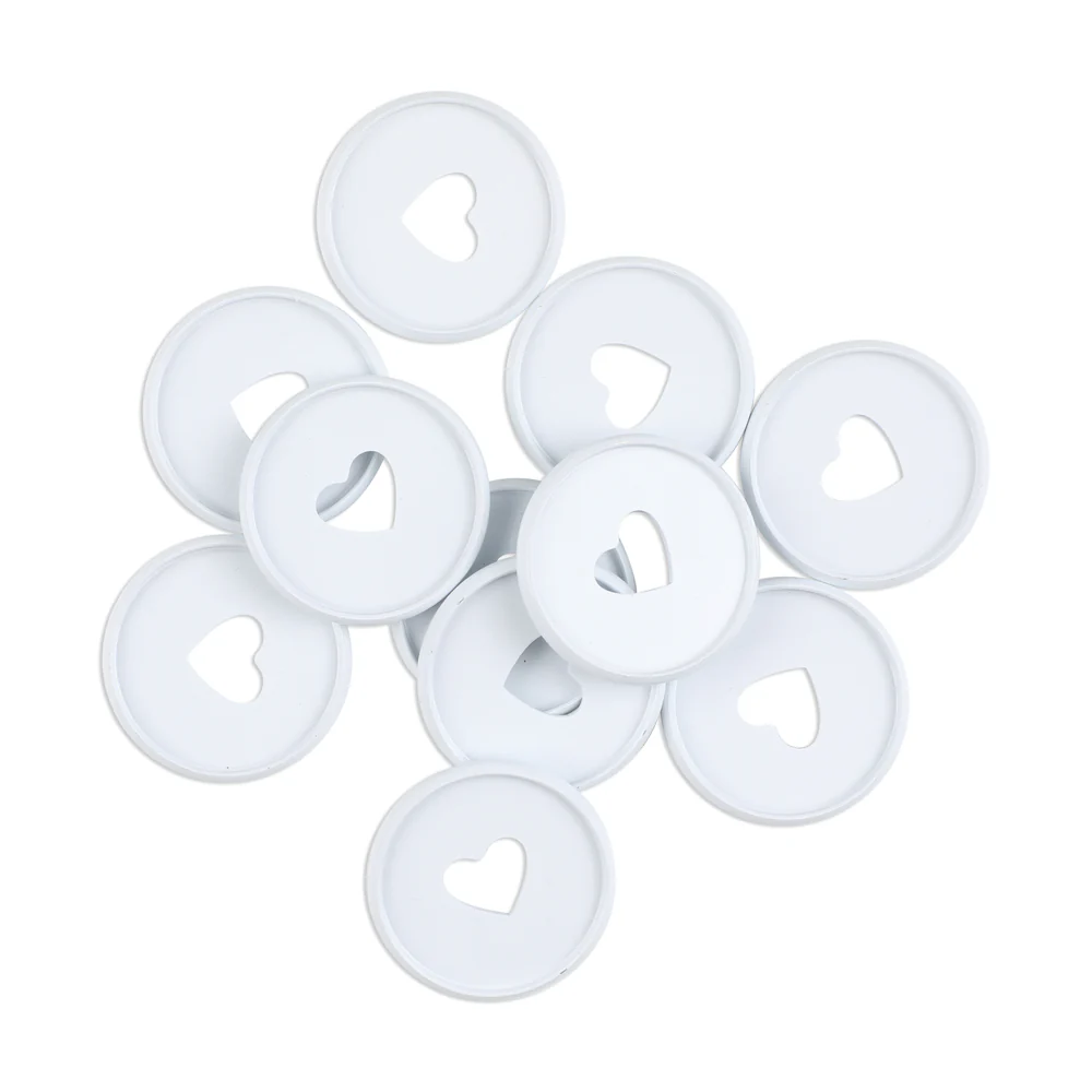 Medium Metal Discs - White - Image 5