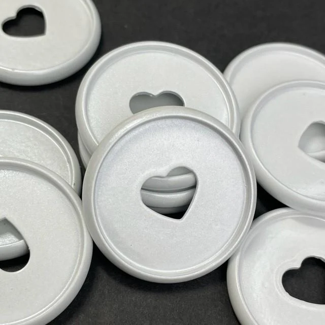 Medium Metal Discs - Winter White - Image 2