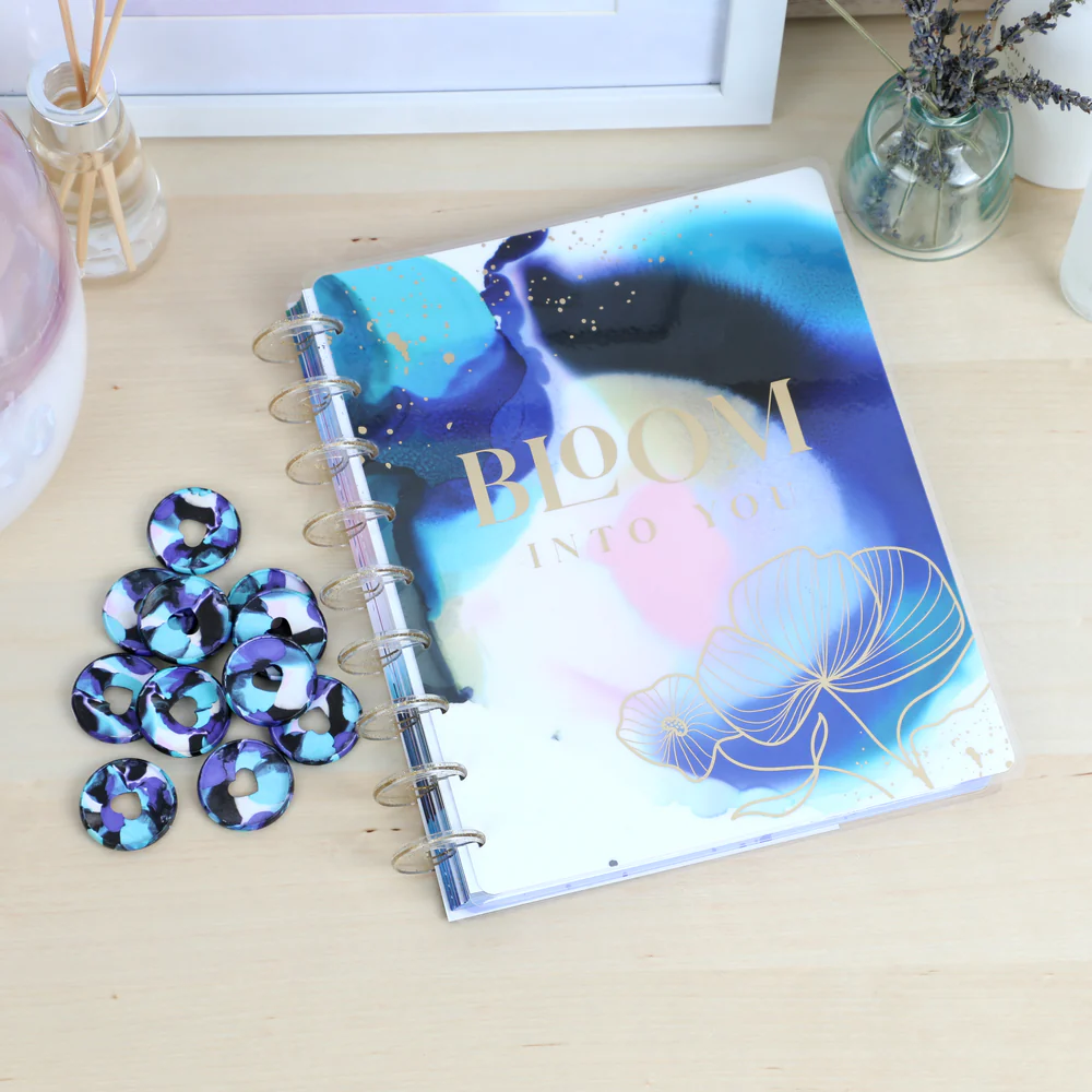 Medium Plastic Discs - Inky Florals - Image 3