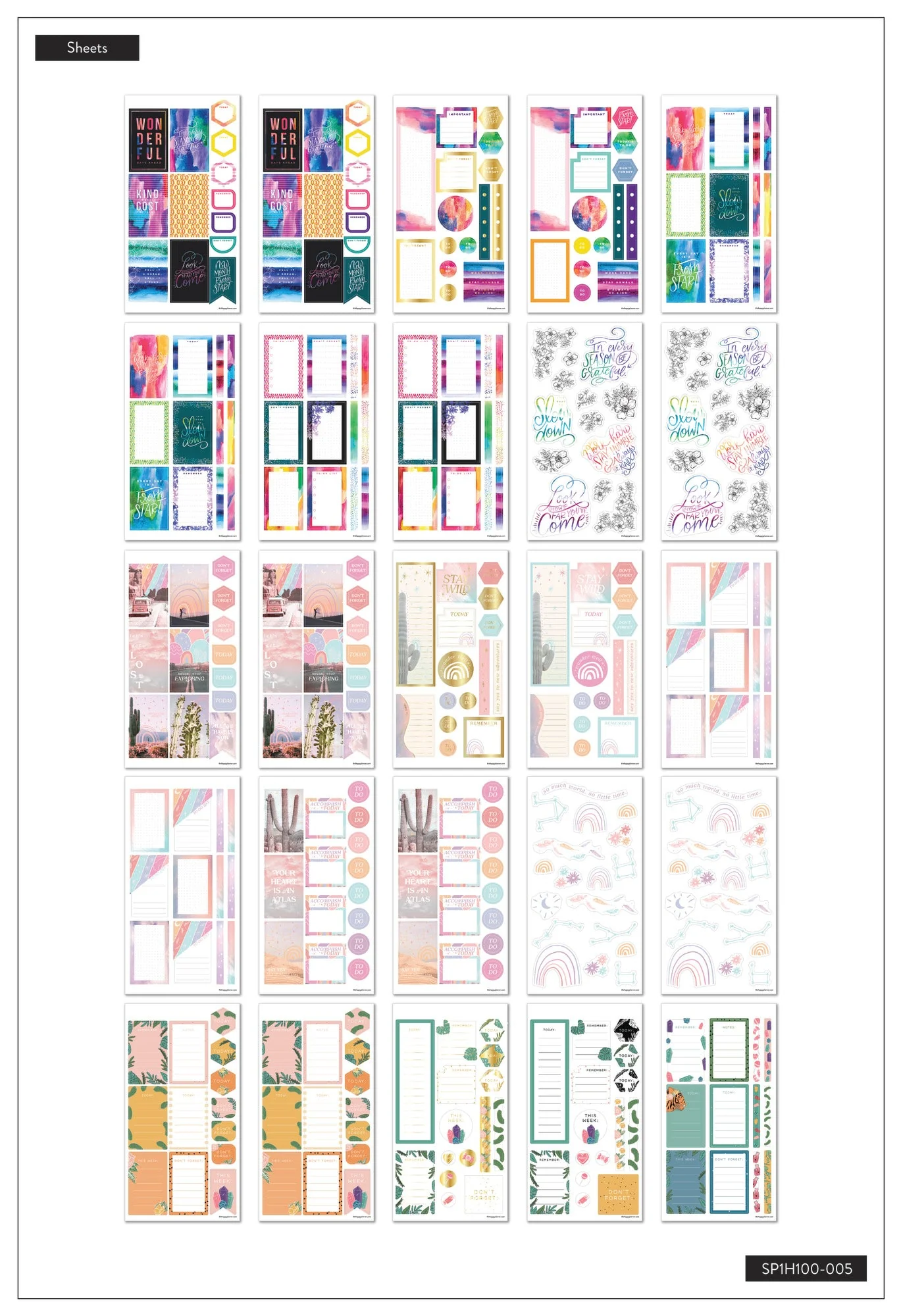 Mega Value Pack Stickers - 100 Sheets - All the Essentials - Image 4