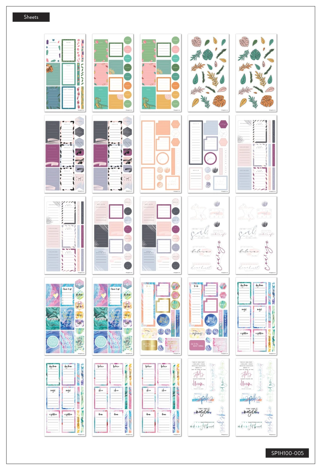 Mega Value Pack Stickers - 100 Sheets - All the Essentials - Image 5