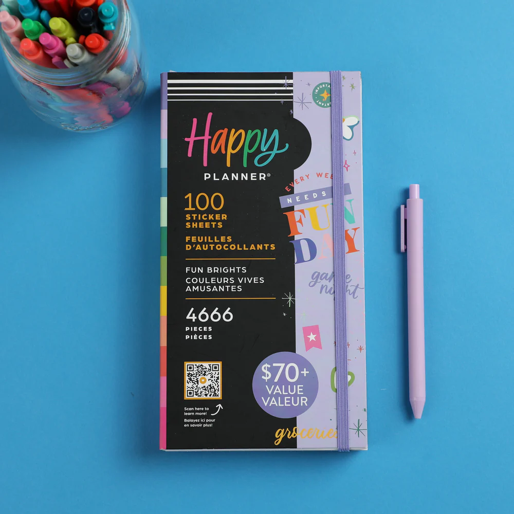 Mega Value Pack Stickers - 100 Sheets - Fun Brights - Image 4