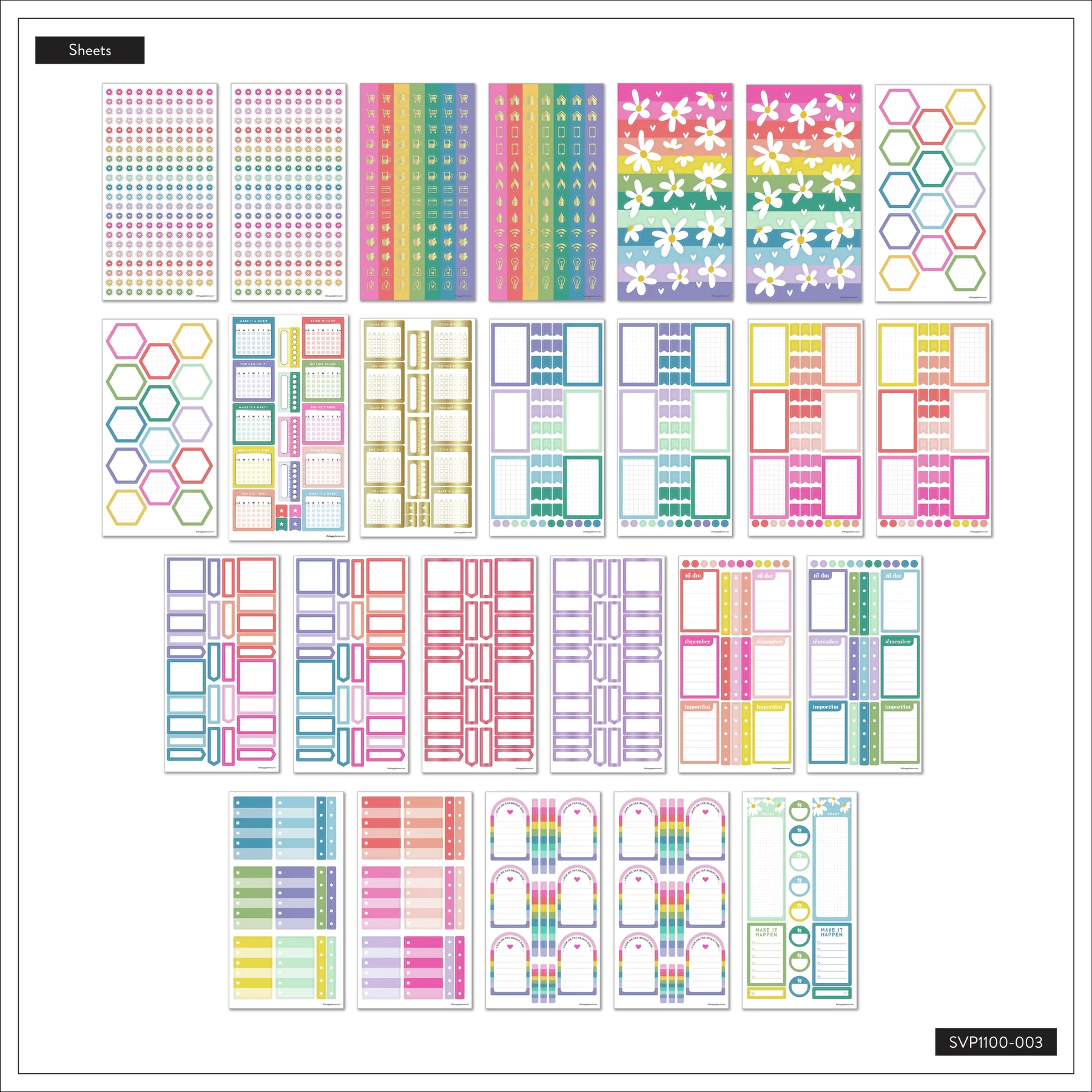 Mega Value Pack Stickers - 100 Sheets - Fun Brights - Image 5