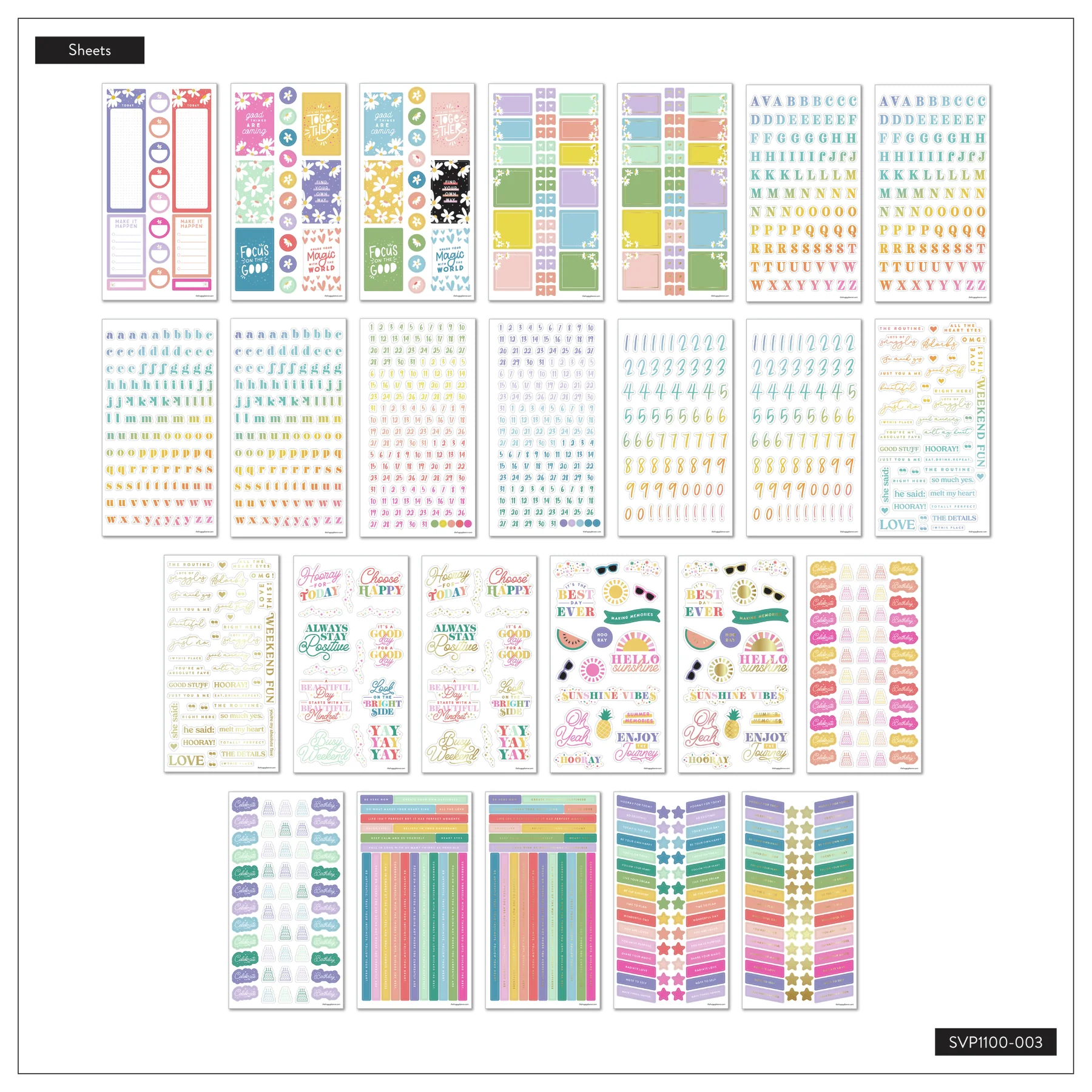 Mega Value Pack Stickers - 100 Sheets - Fun Brights - Image 6