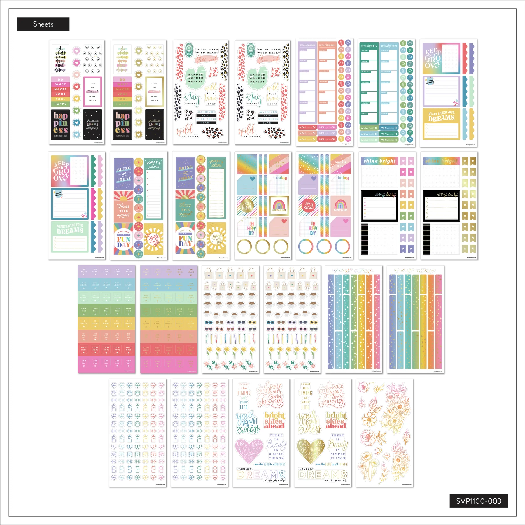Mega Value Pack Stickers - 100 Sheets - Fun Brights - Image 7