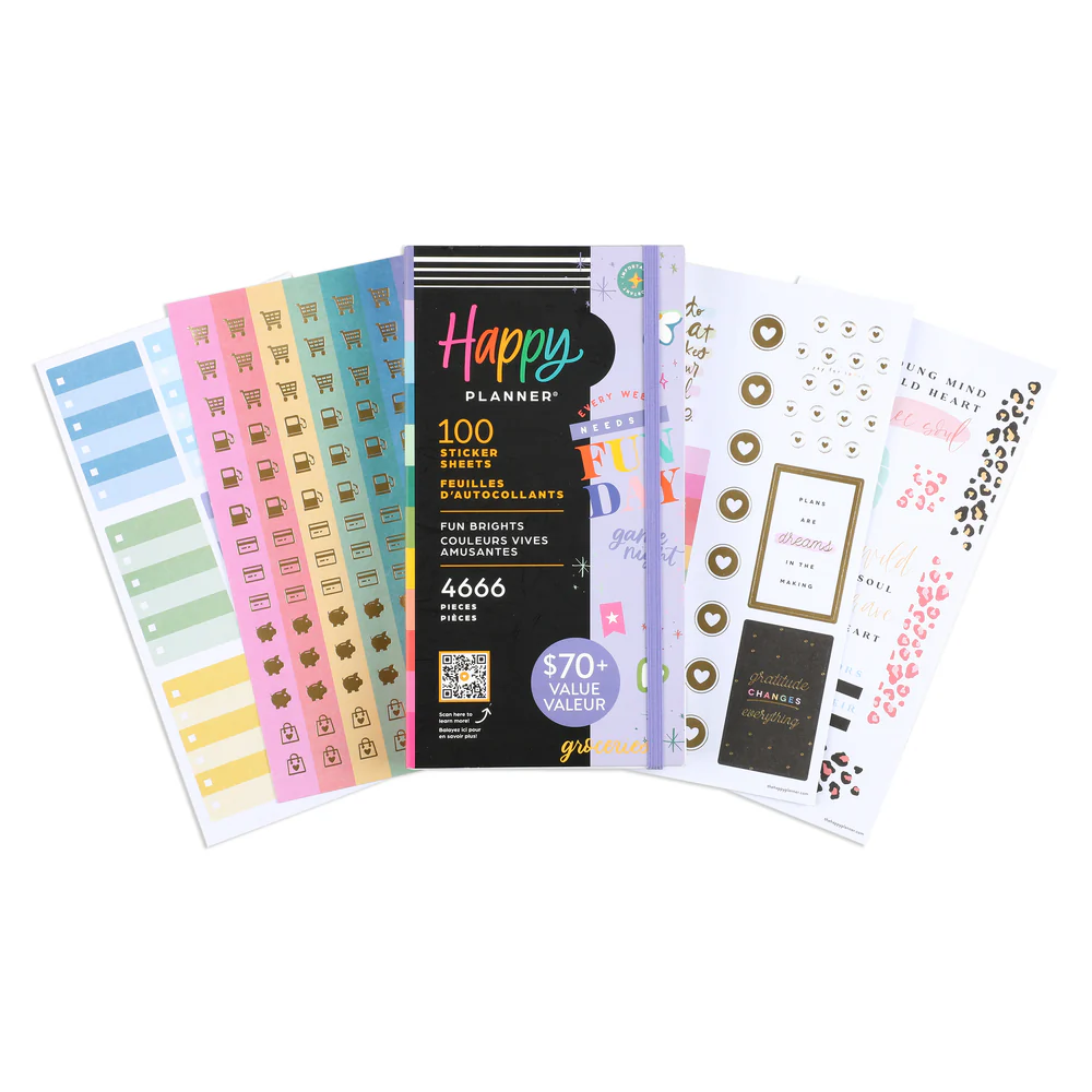 Mega Value Pack Stickers - 100 Sheets - Fun Brights - Image 9