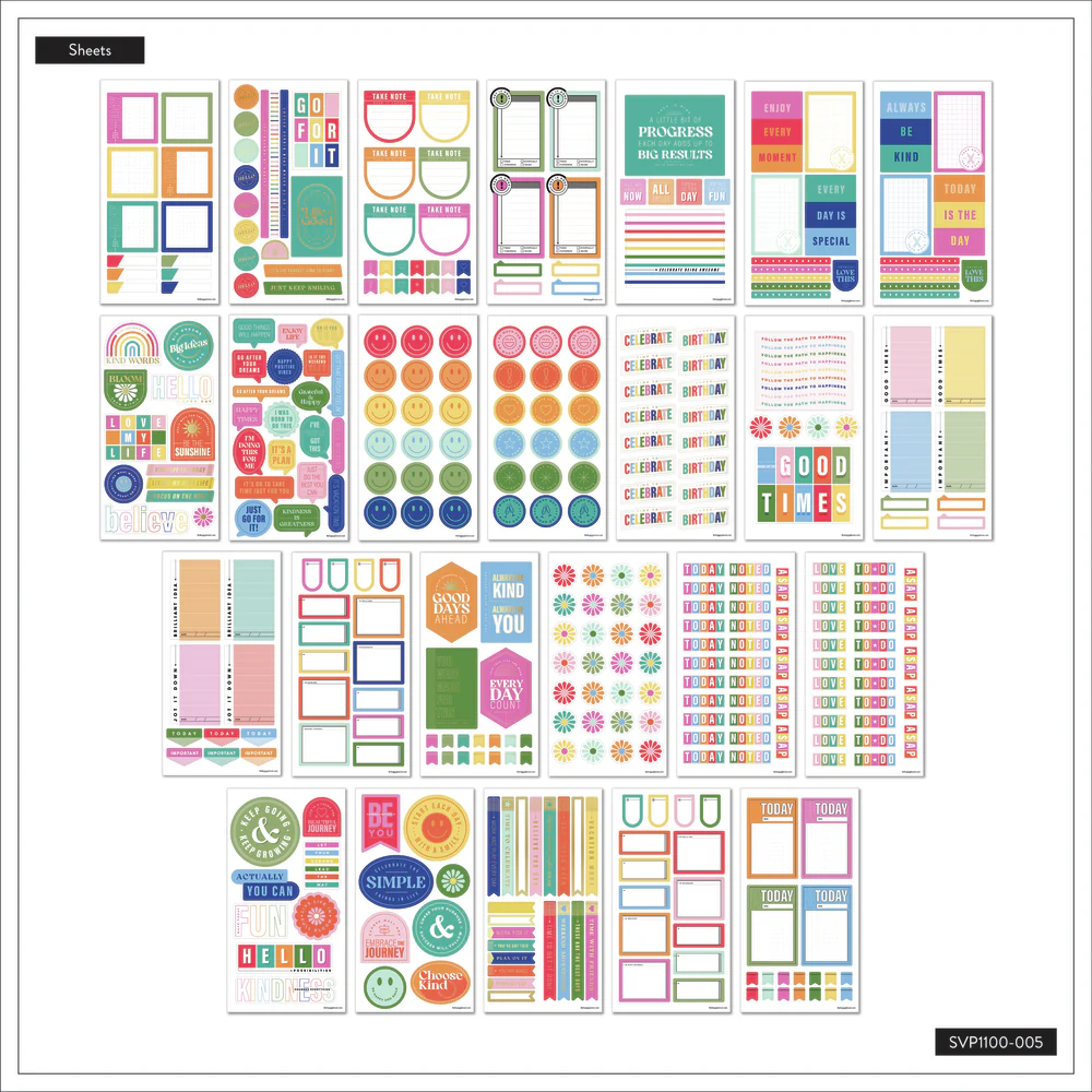 Planner Essentials - Mega Value Pack Stickers - 100 Sheets - Image 8