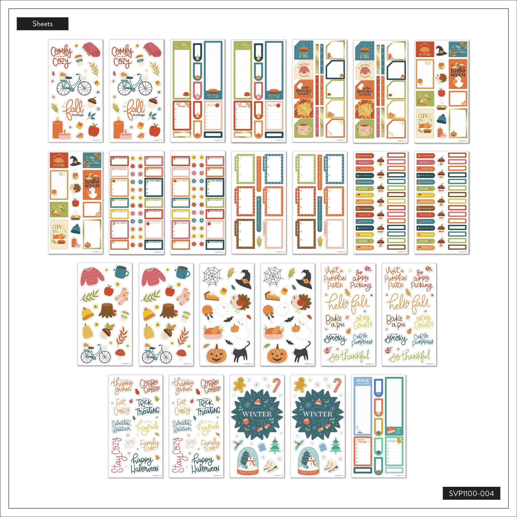 Mega Value Pack Stickers - 100 Sheets - Seasonal - Image 8