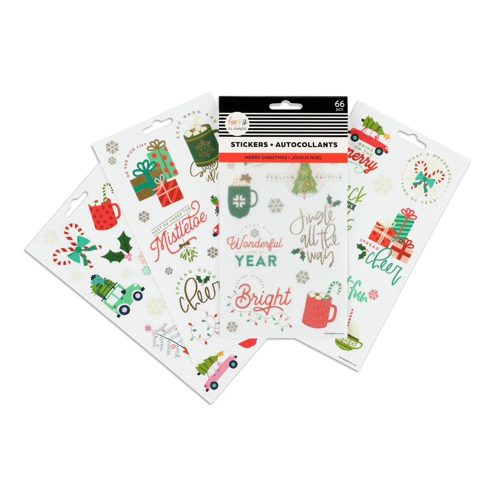 Merry Christmas Stickers - 5 Sheets - Image 2