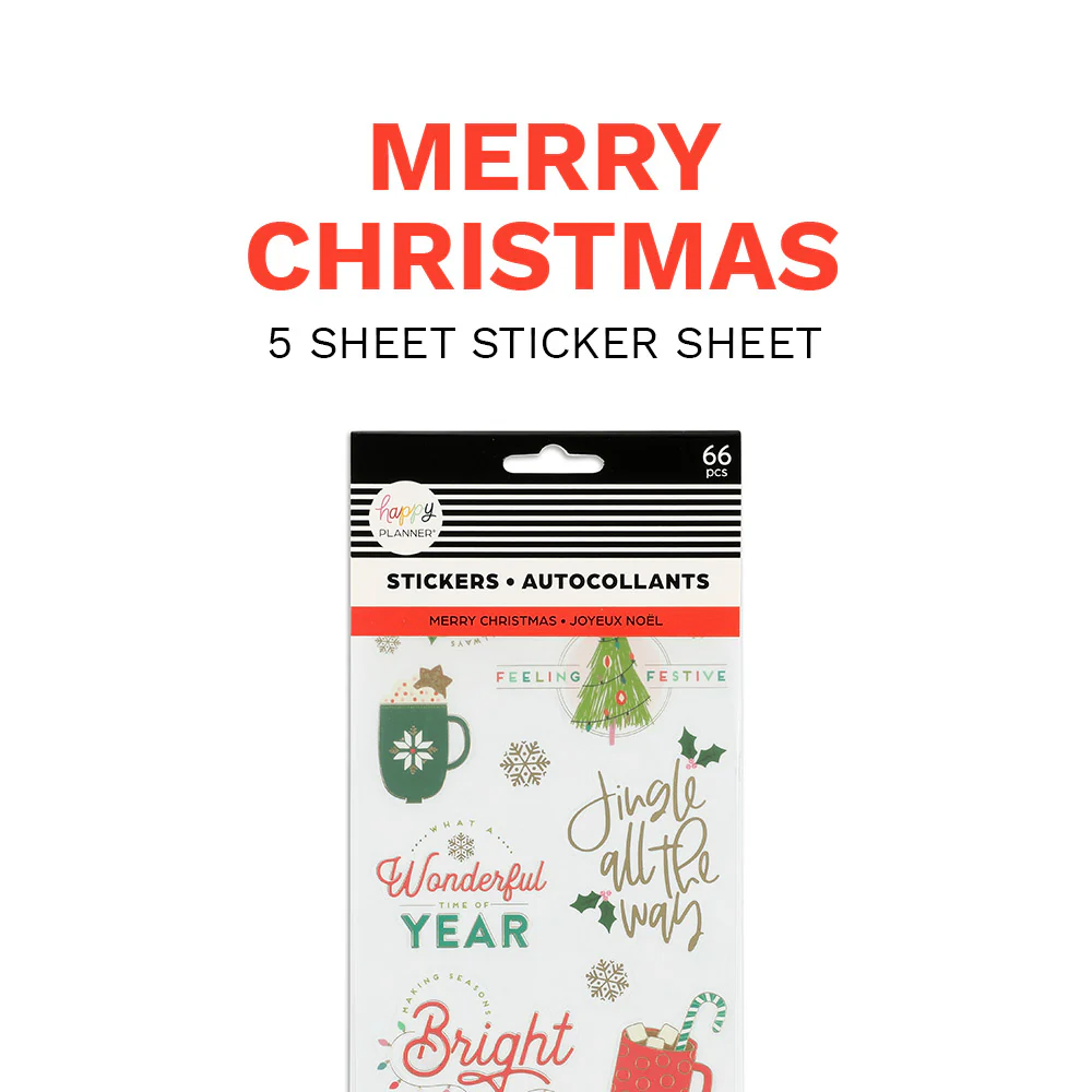 Merry Christmas Stickers - 5 Sheets - Image 7