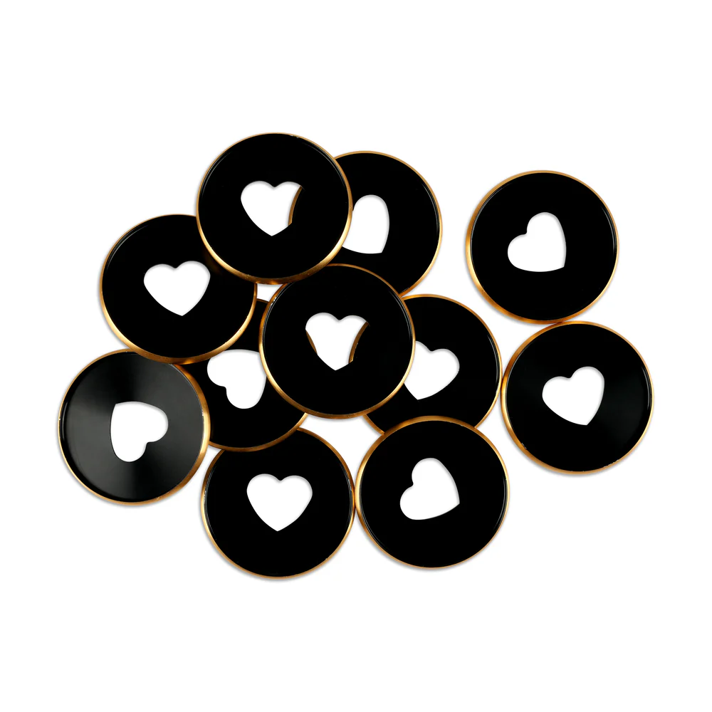 Metal Expander Discs - Black & Gold - Image 3