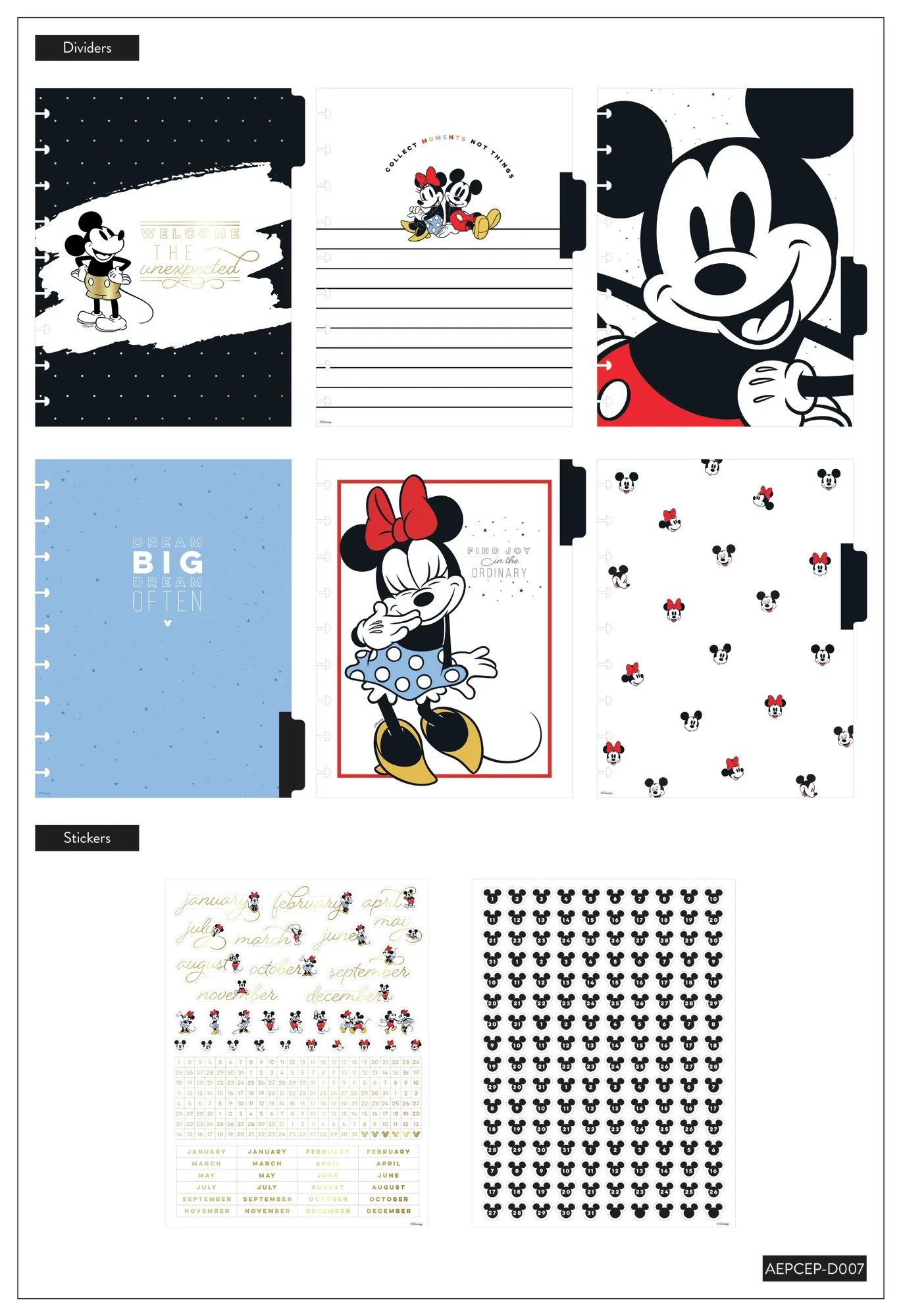 Mickey and Minnie Big Dreams Classic Vertical Extension Pack - Undated - Image 3