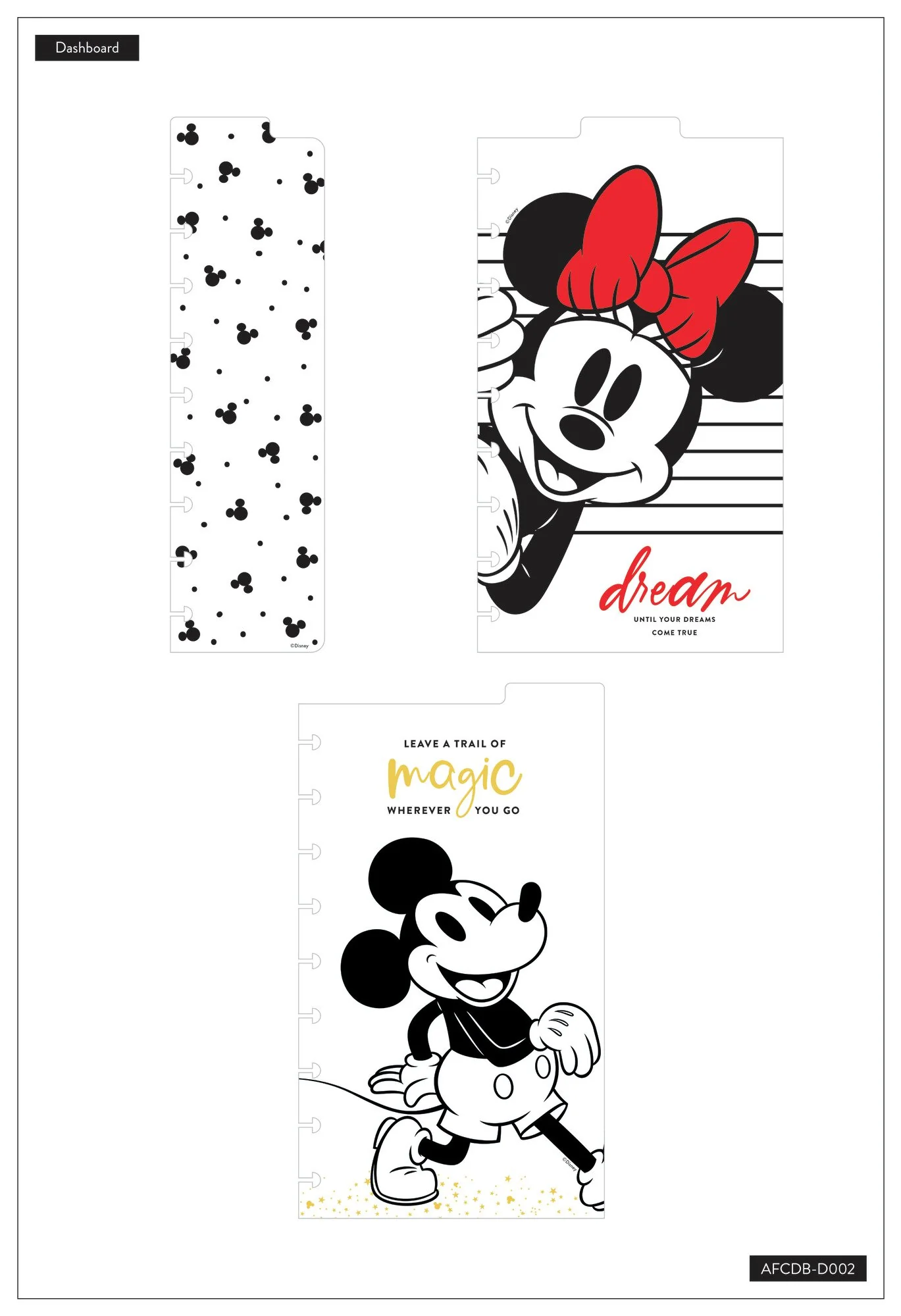 Mickey and Minnie Classic Dashboards - Dreams Come True - Image 7