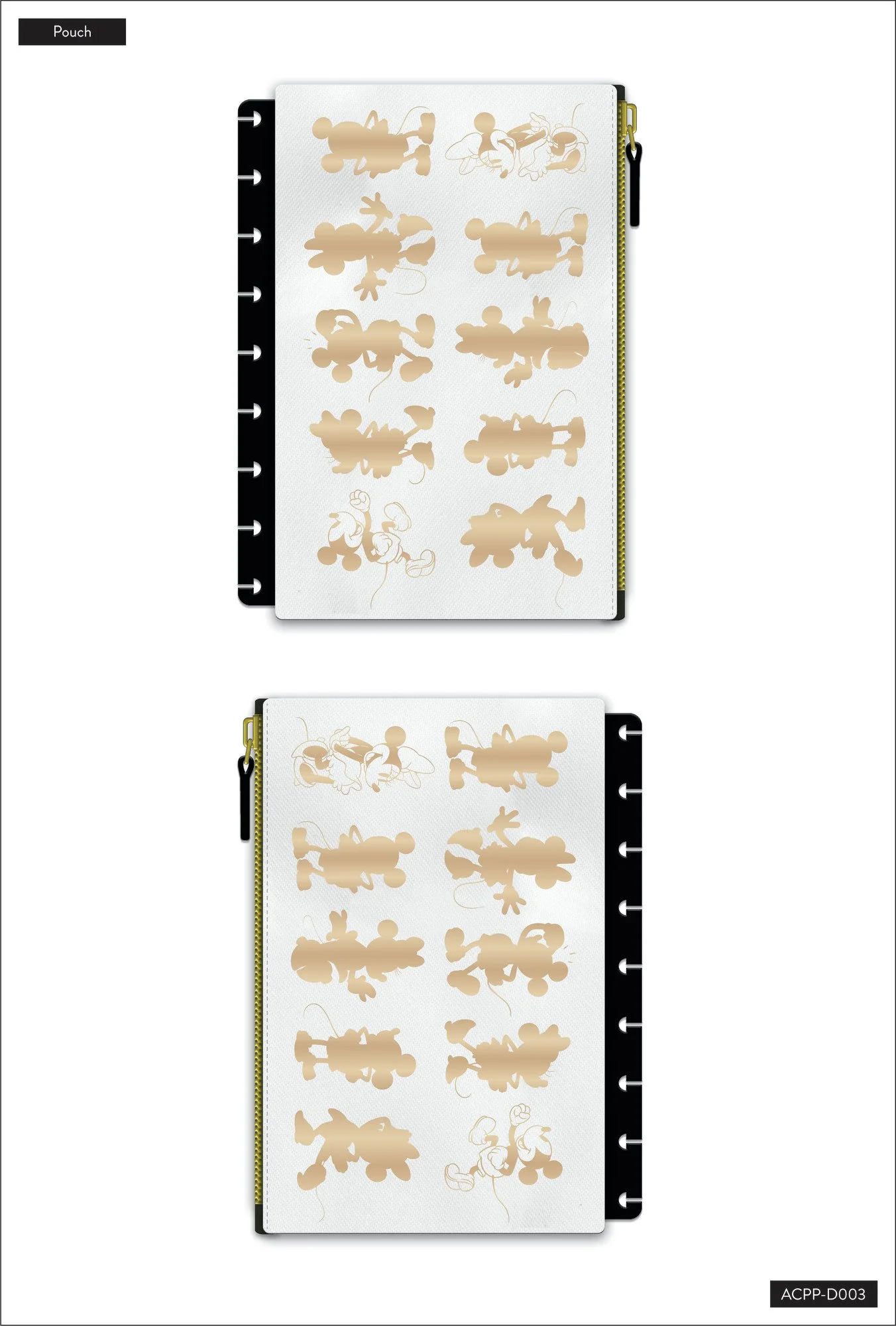 Mickey Mouse and Minnie Mouse Snap In Pen Case - Image 3