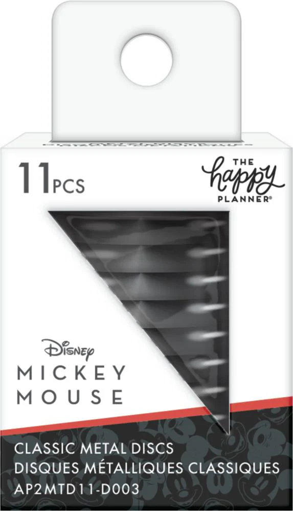 Mickey Mouse Medium Metal Disc Set - Black - Image 4